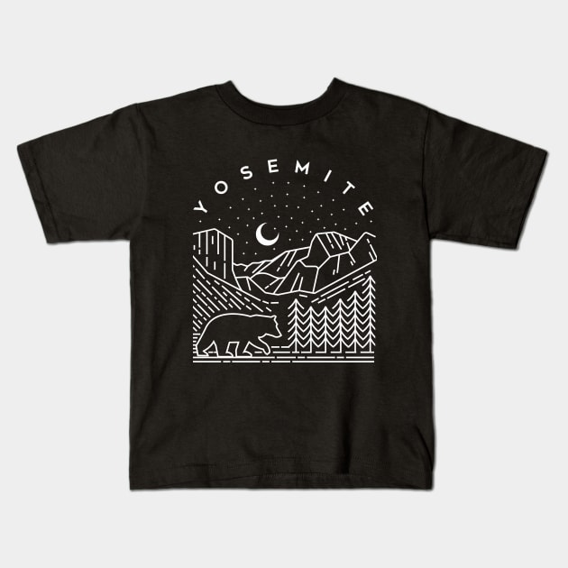 Yosemite Kids T-Shirt by Skilline